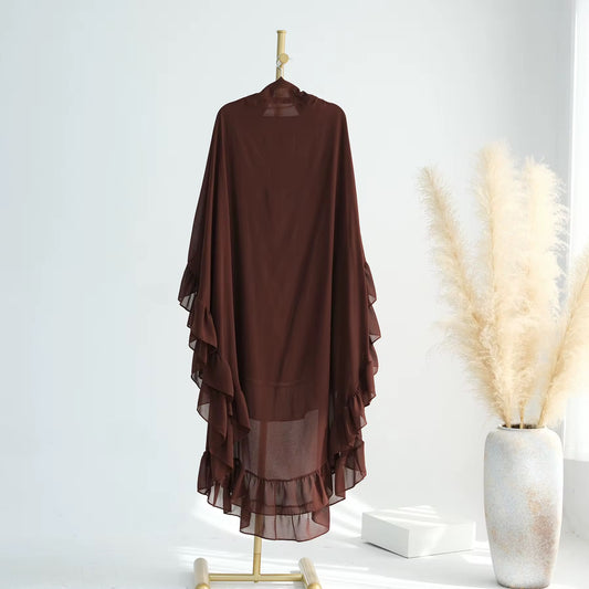 Chiffon Double Layers Khimar