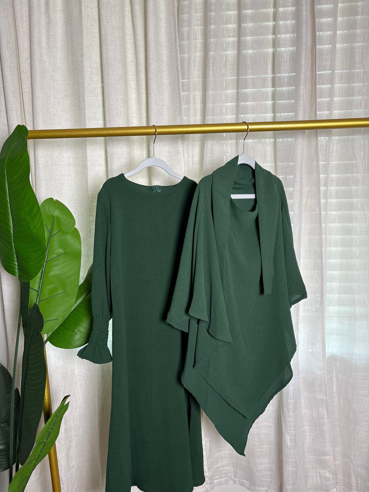 Kids Khimar And Abaya Set