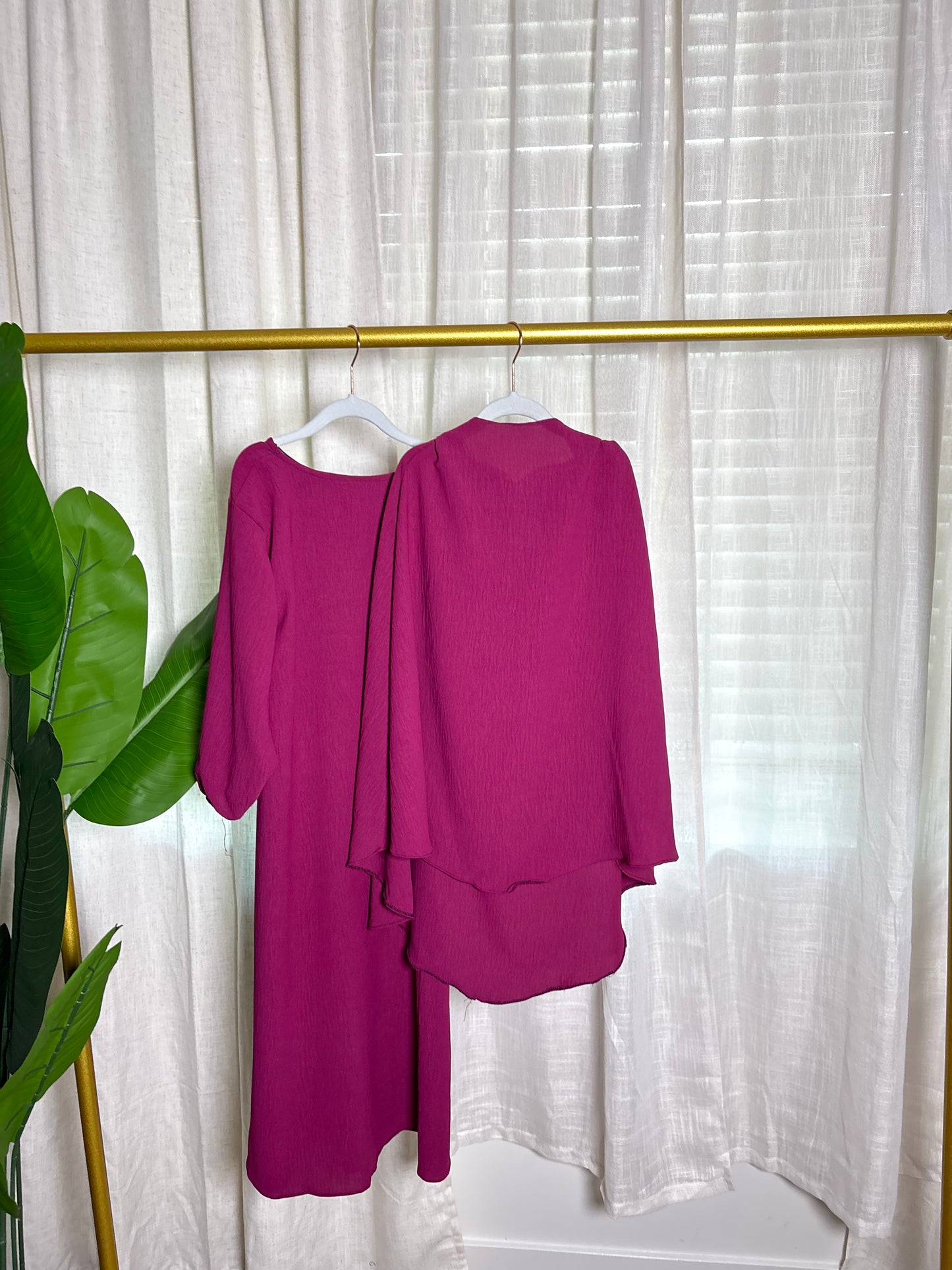 Kids Khimar And Abaya Set