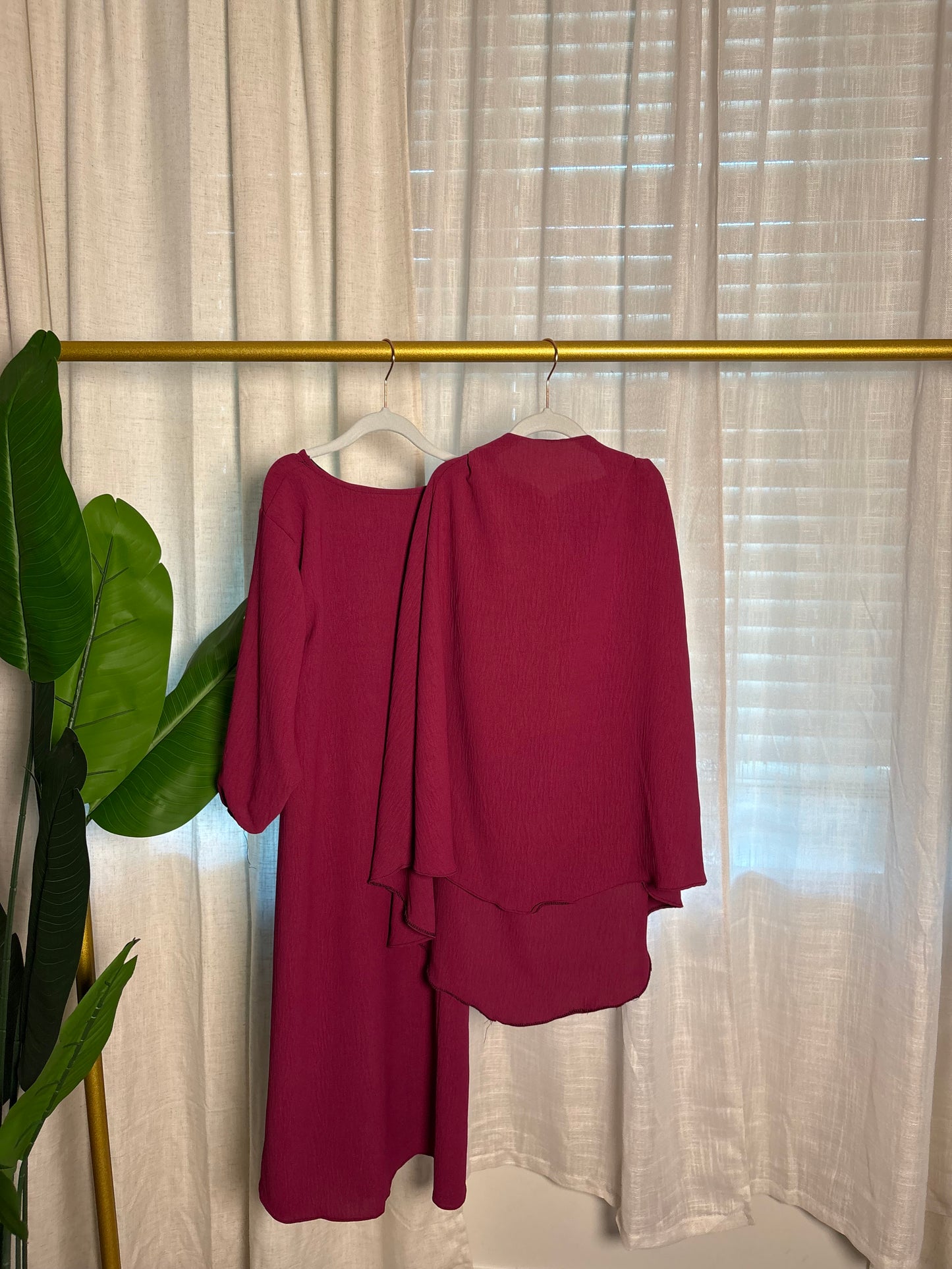 Kids Khimar And Abaya Set