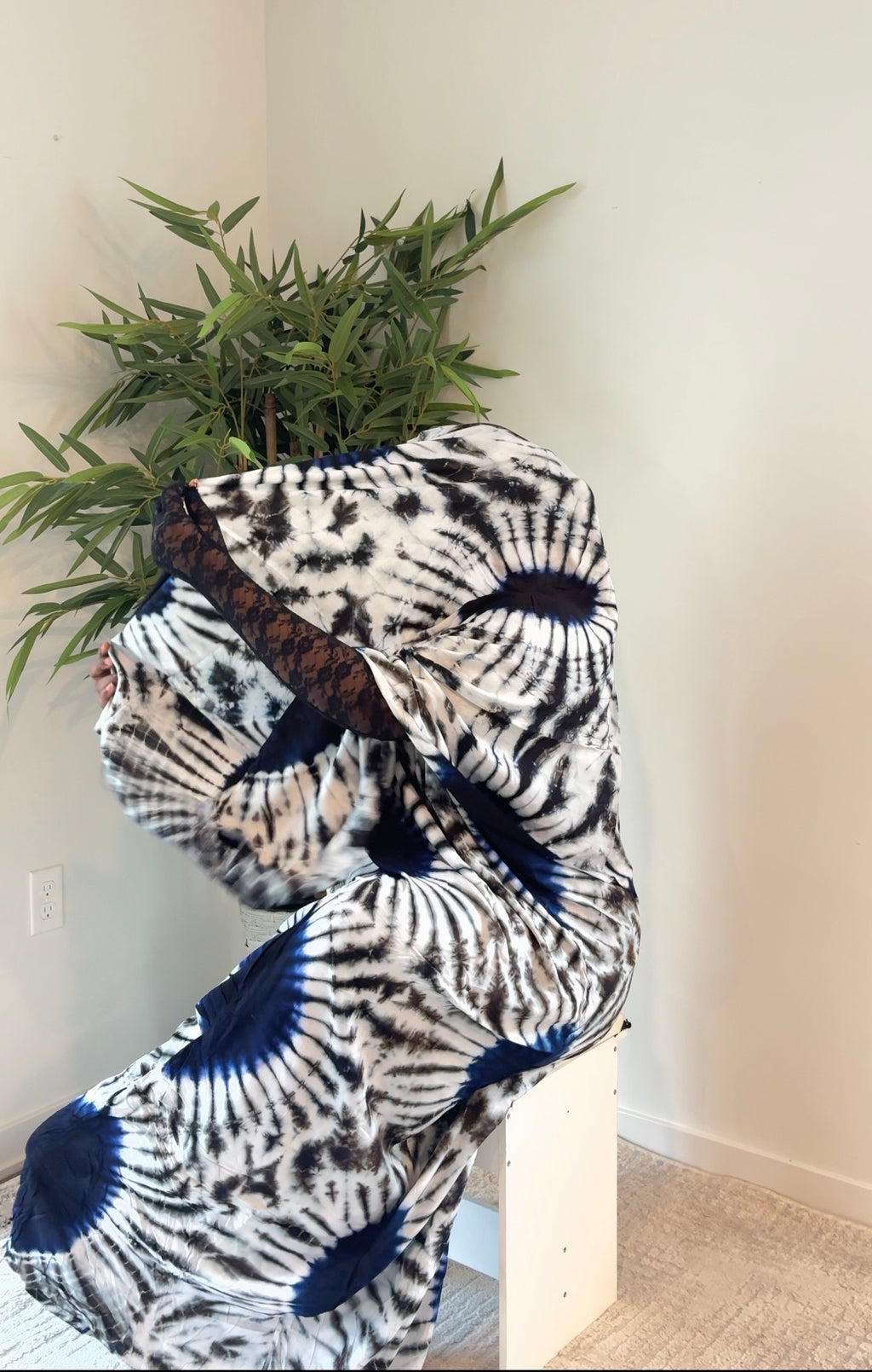 Tie-Dye Somali Bati Modest Flowing Dress