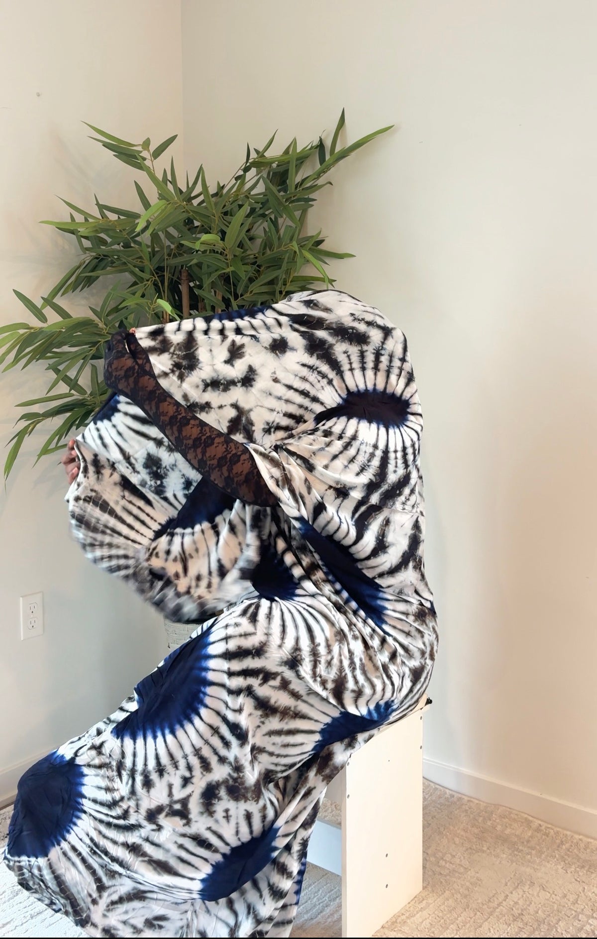 Tie-Dye Somali Bati Modest Flowing Dress
