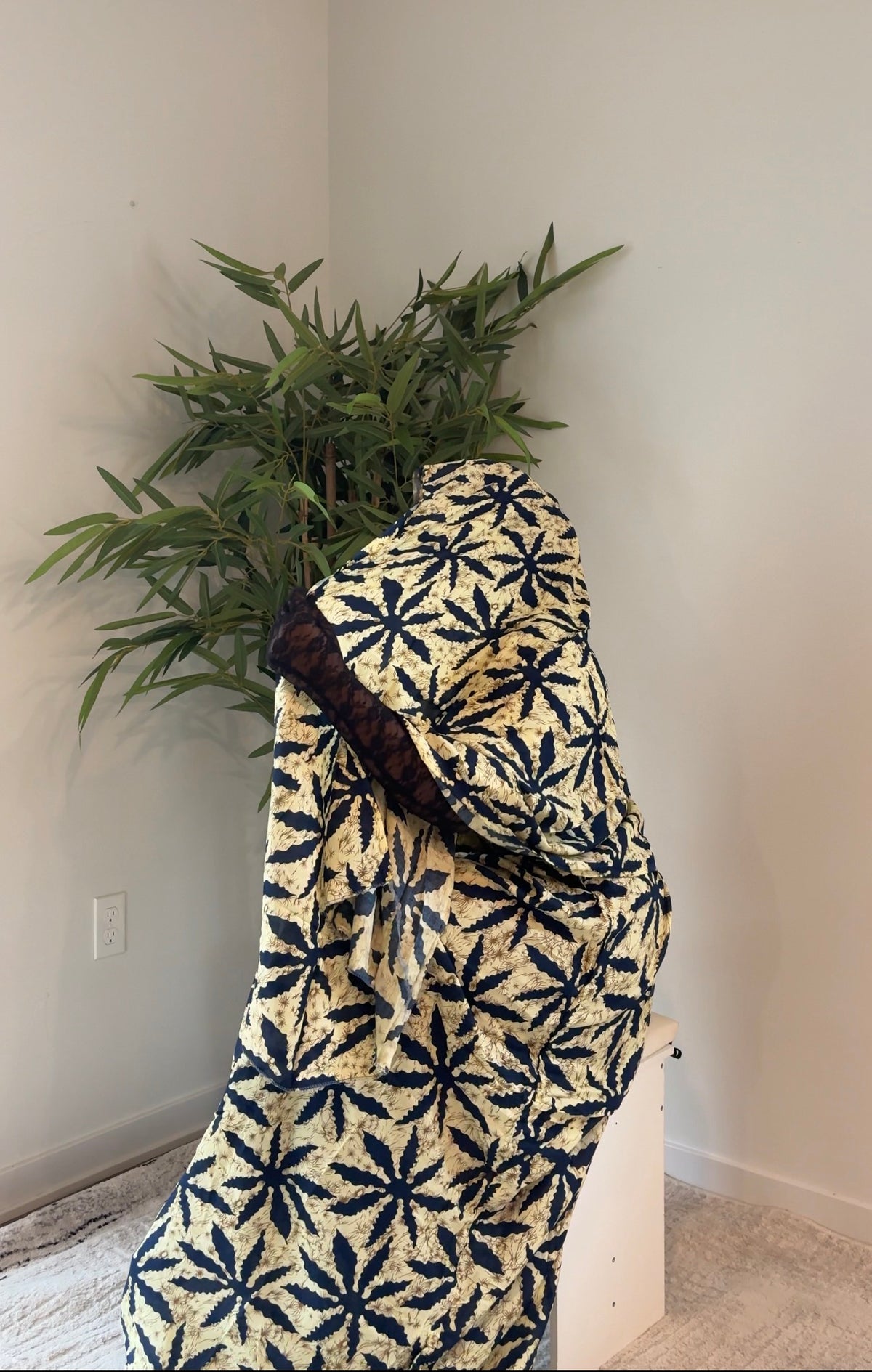 Floral Somali Bati Modest Maxi Dress