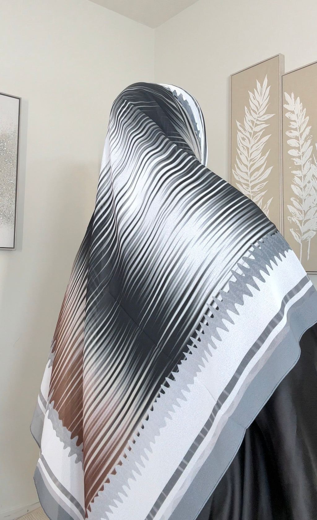 New print chiffon hijabs