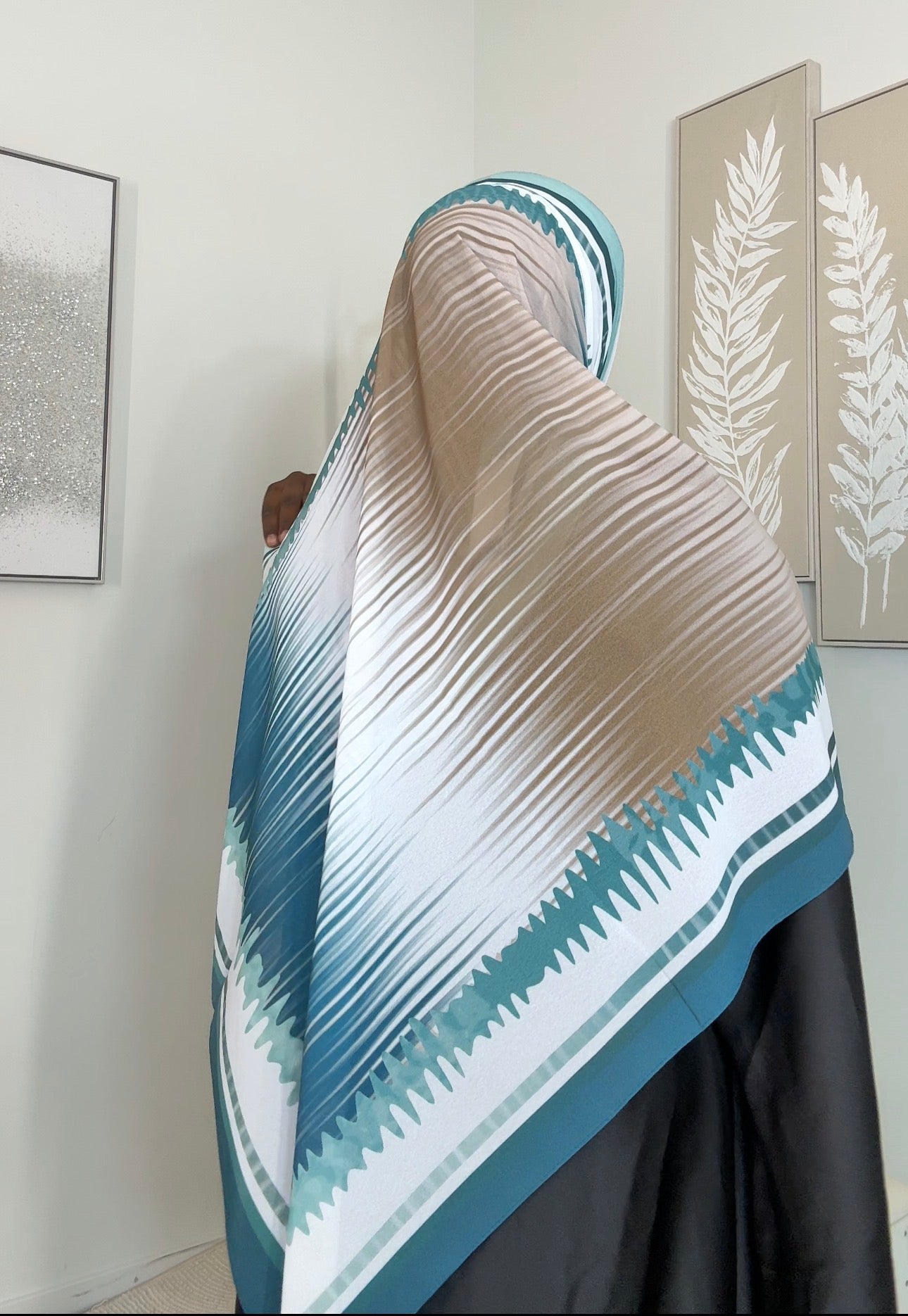 New print chiffon hijabs