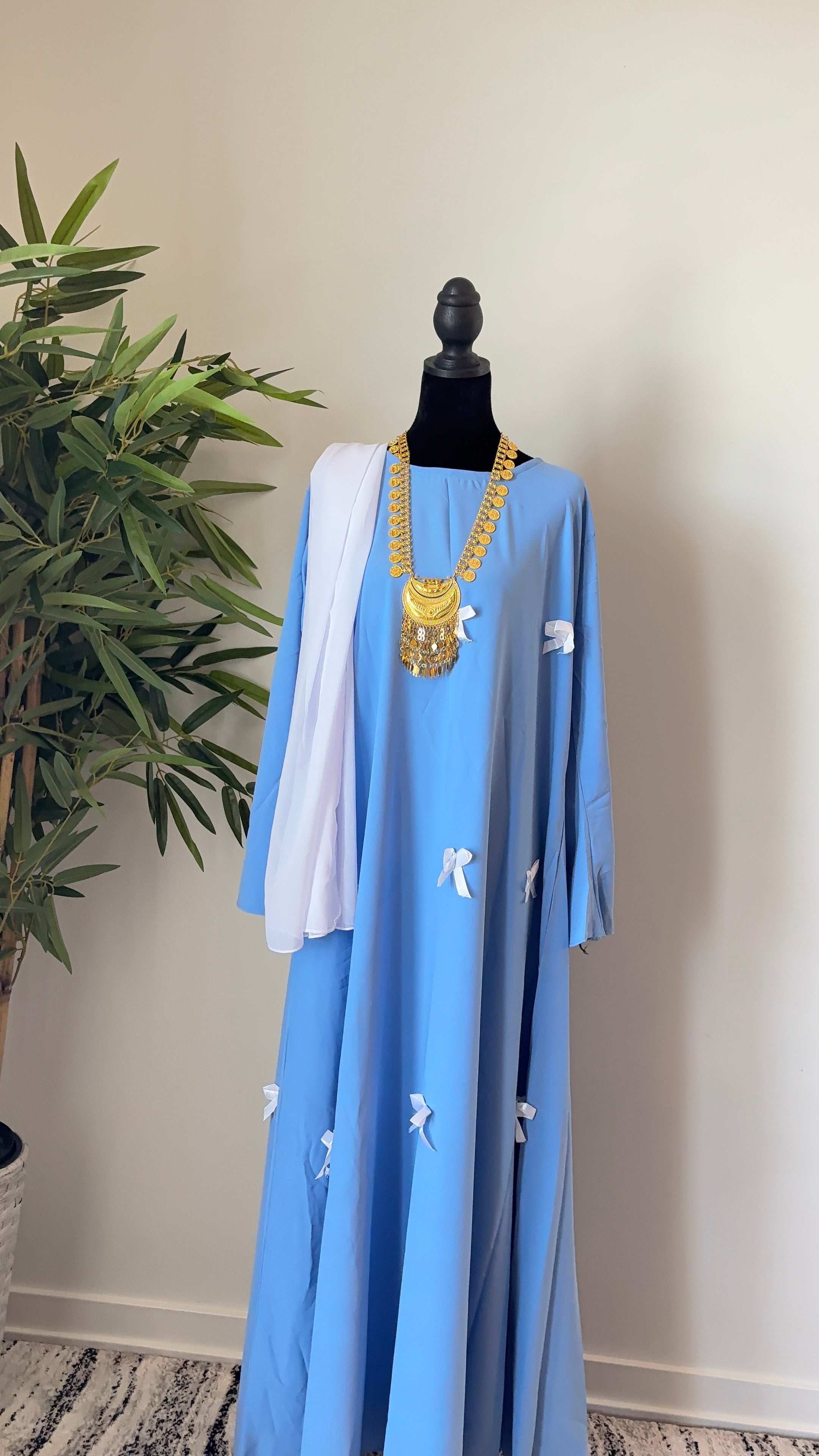 Bow Abaya Elegant & Timeless