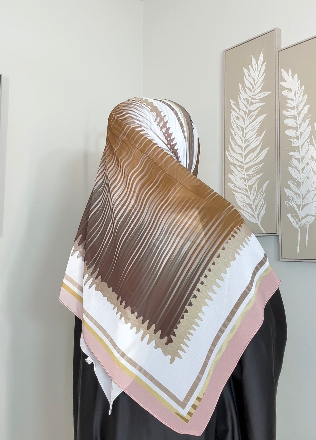 New print chiffon hijabs