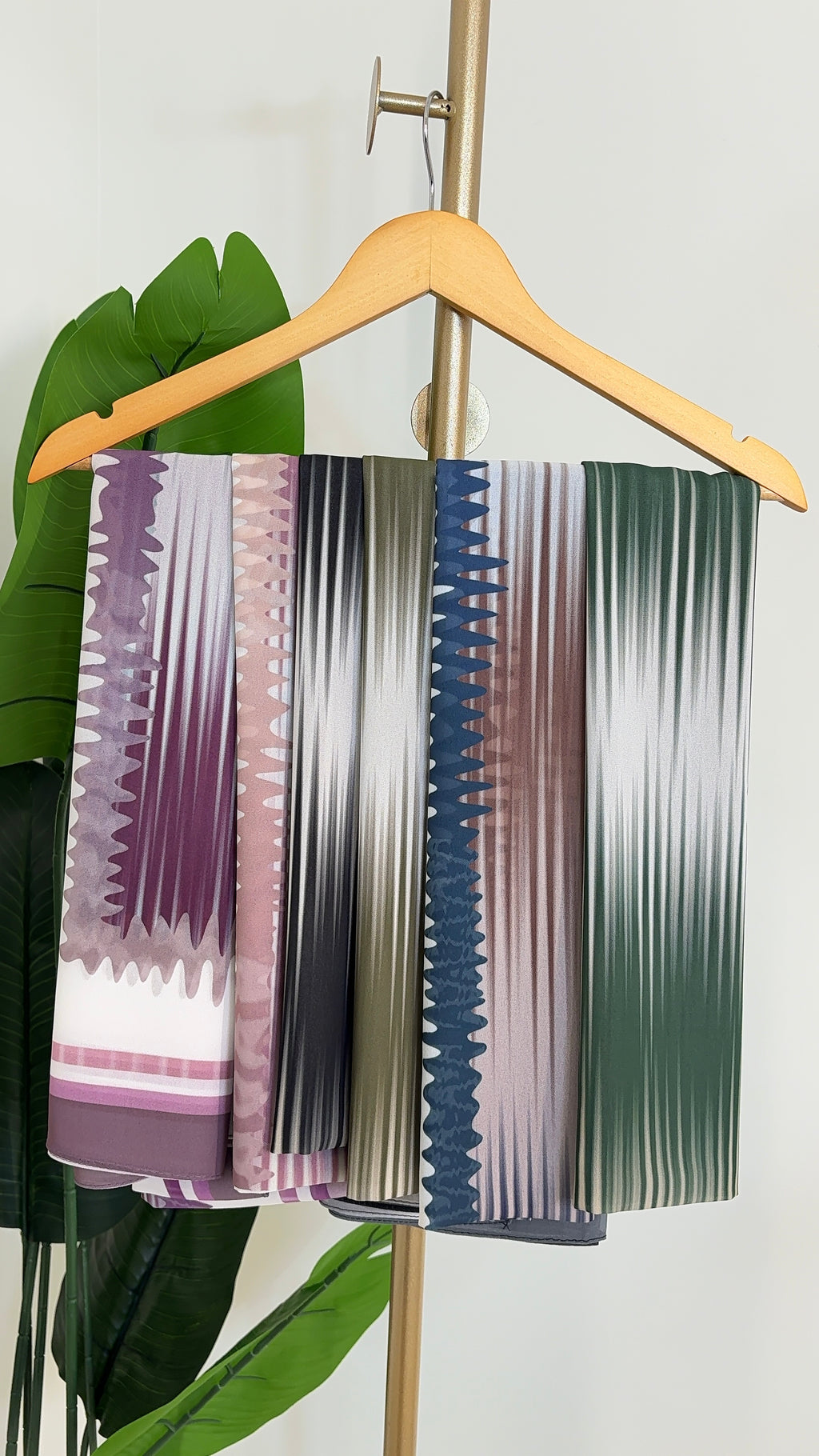 New print chiffon hijabs