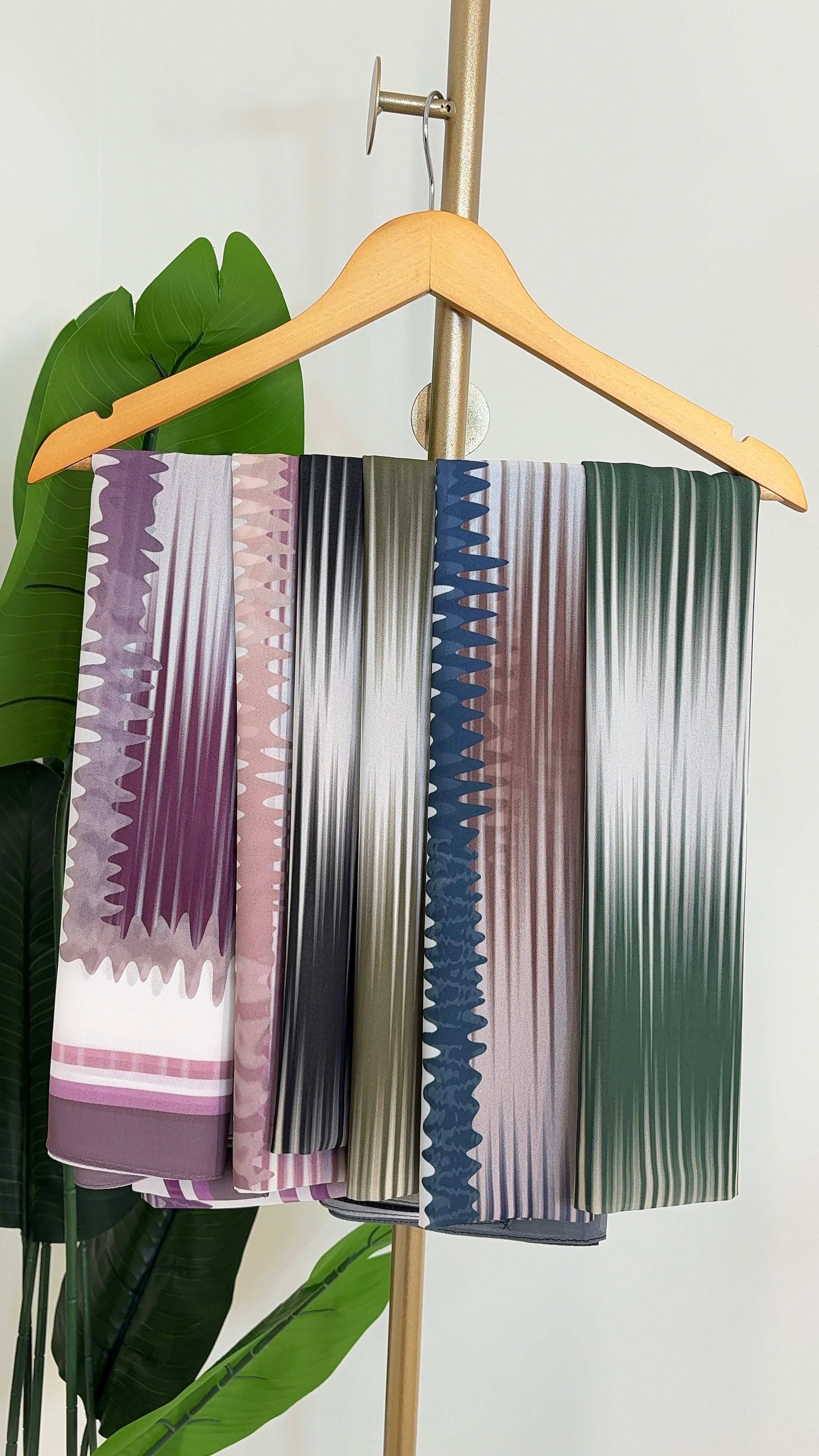 New print chiffon hijabs