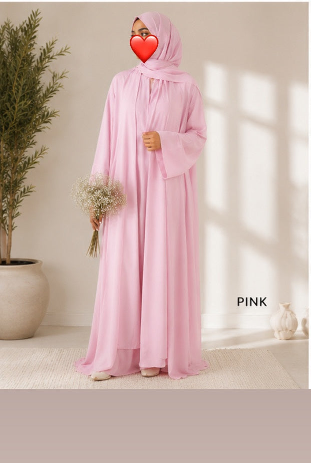 Flow Plan Abaya 3 pieces