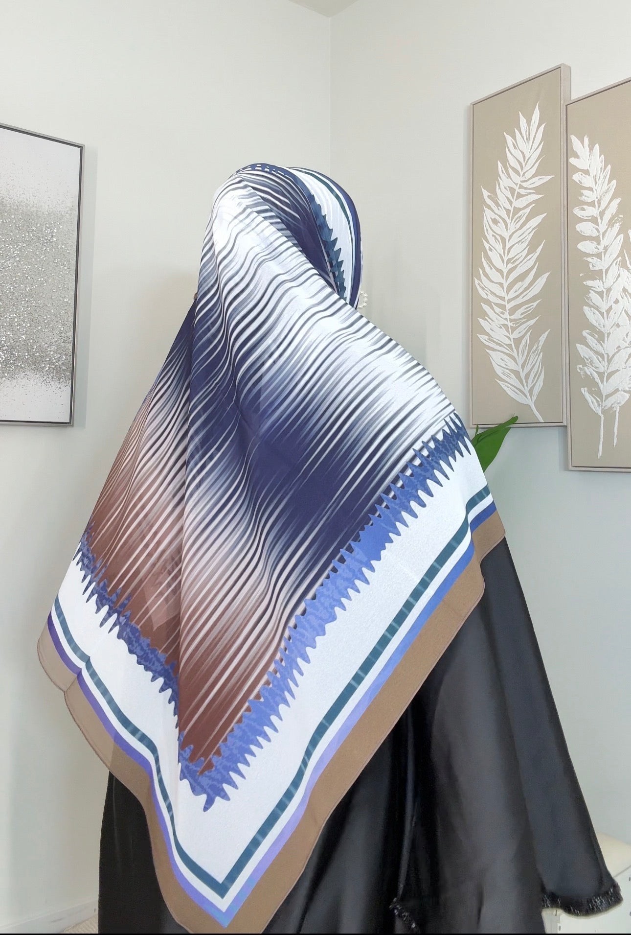 New print chiffon hijabs