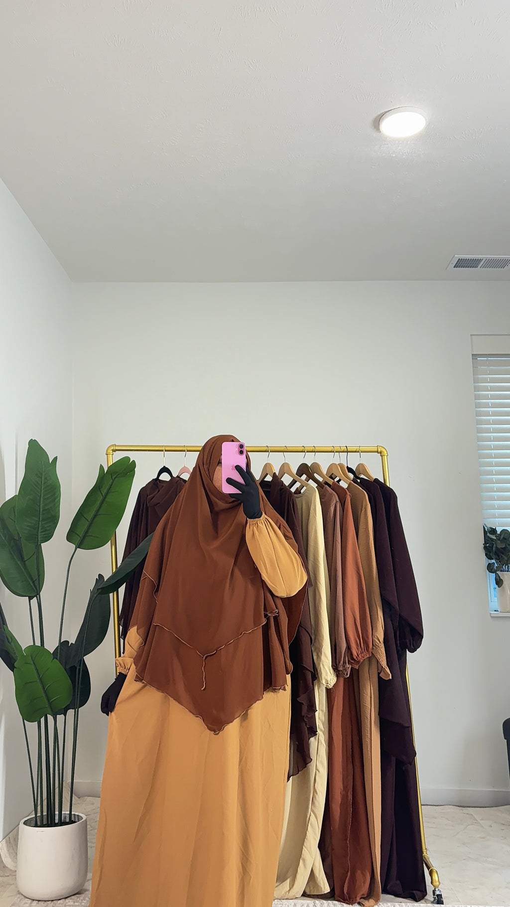 2 layers khimar set
