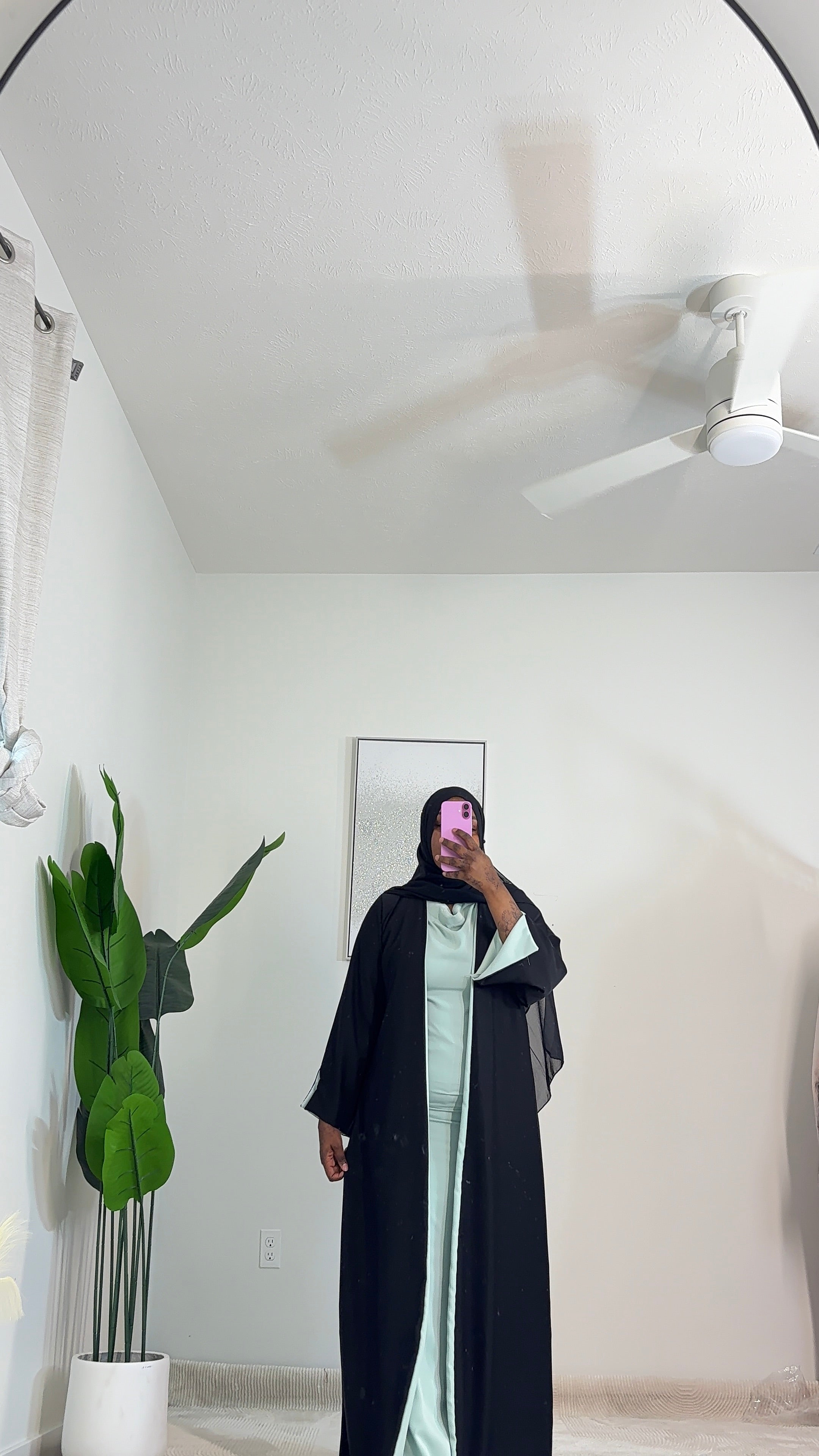 Double side abaya