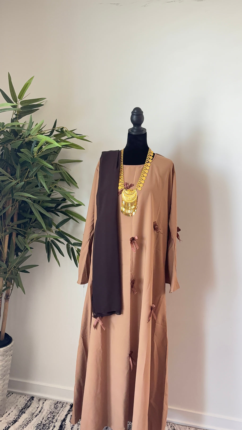 Bow Abaya Elegant & Timeless