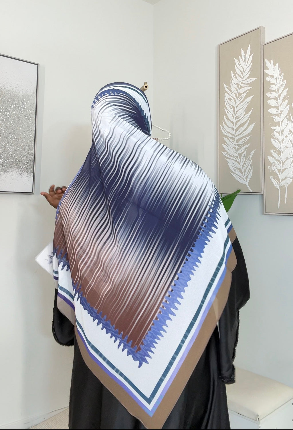 New print chiffon hijabs