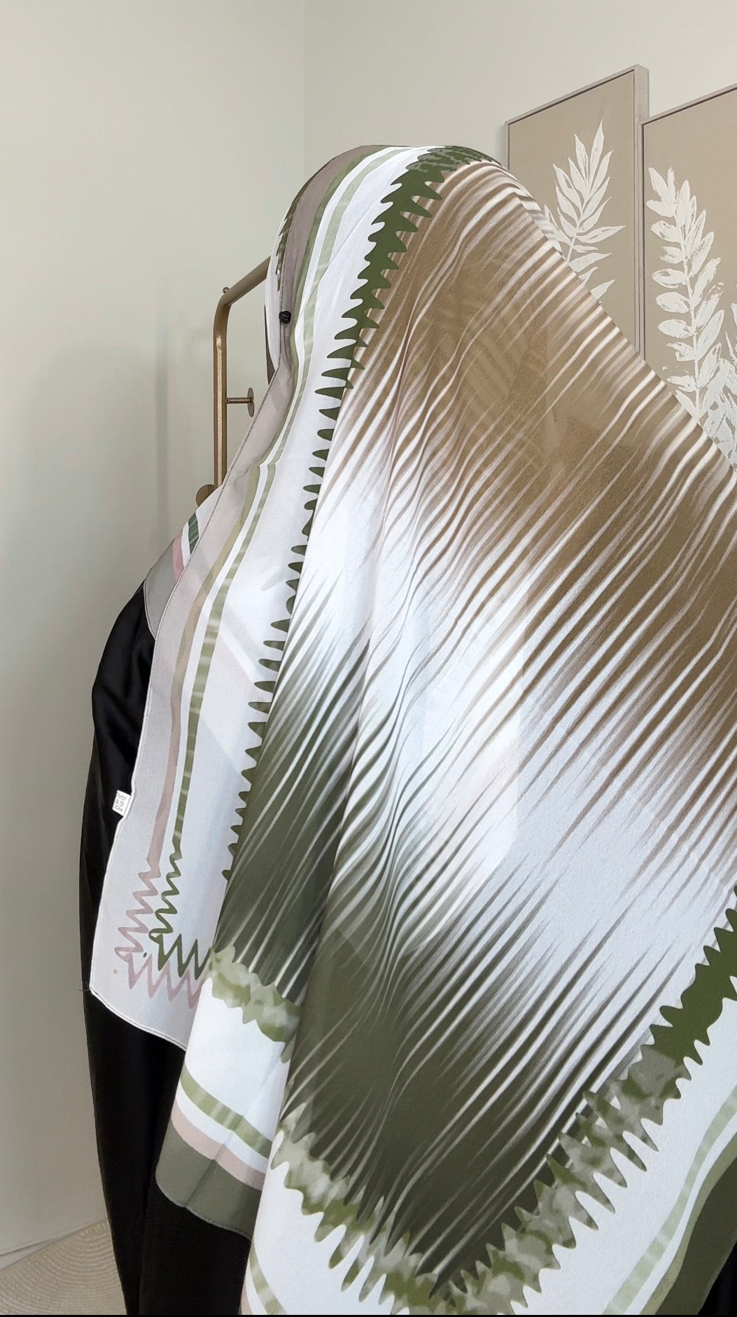 New print chiffon hijabs