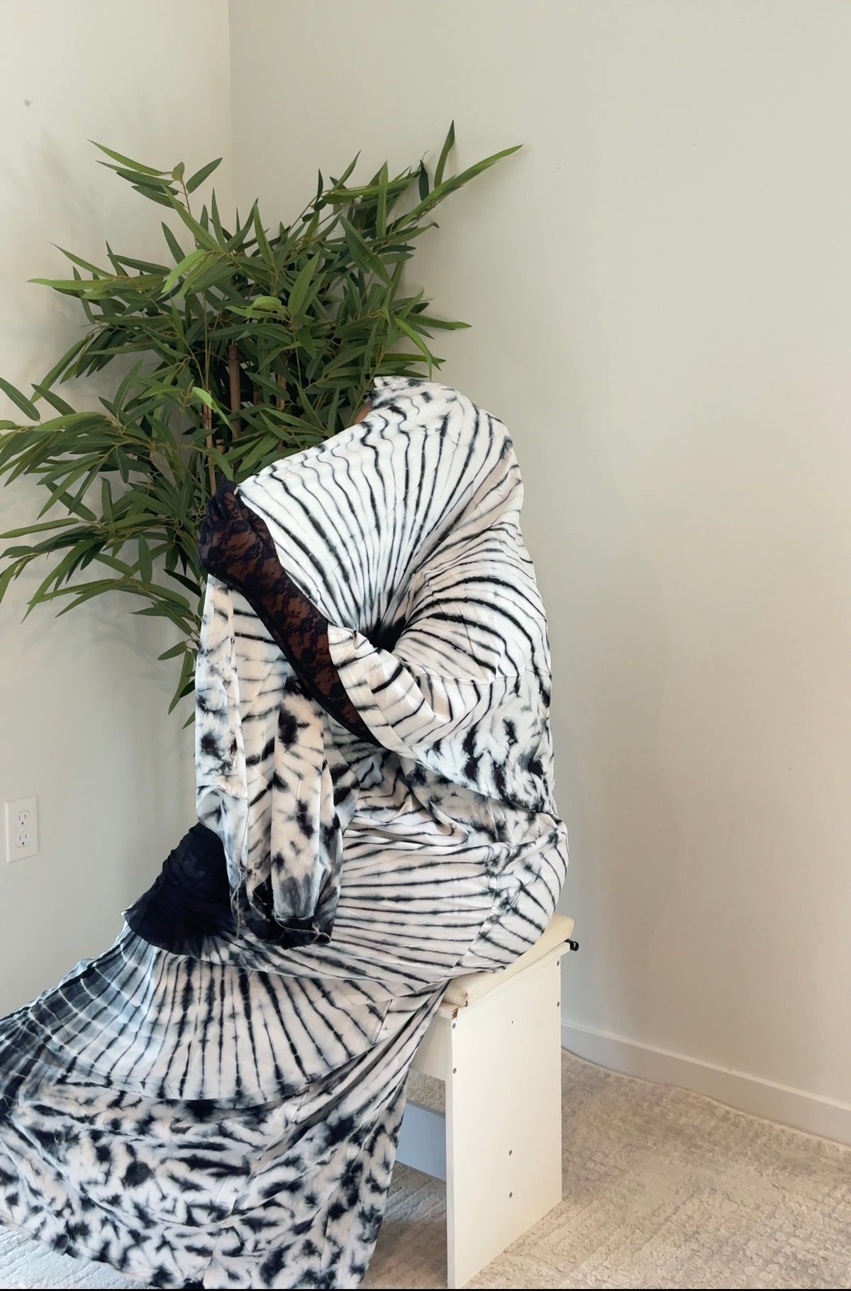 Tie-Dye Somali Bati Modest Flowing Dress