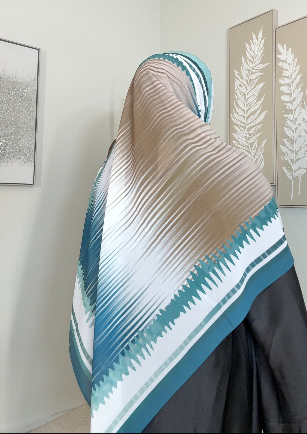 New print chiffon hijabs