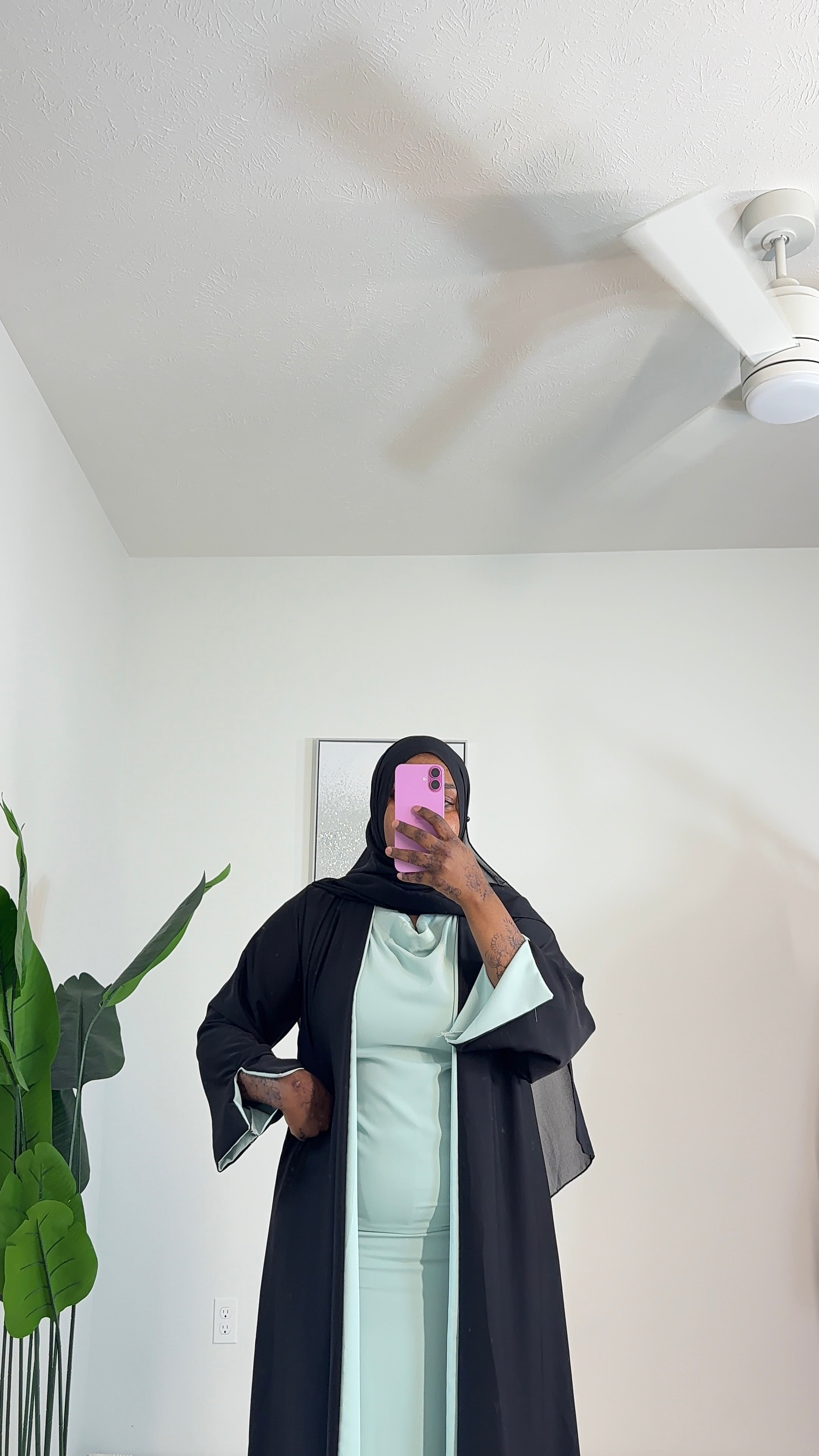 Double side abaya