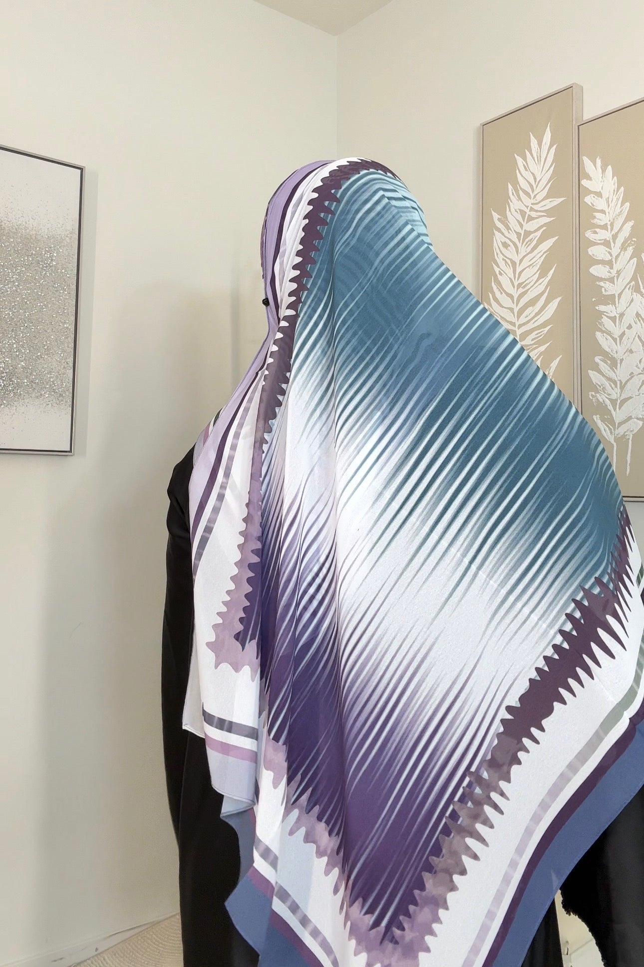 New print chiffon hijabs