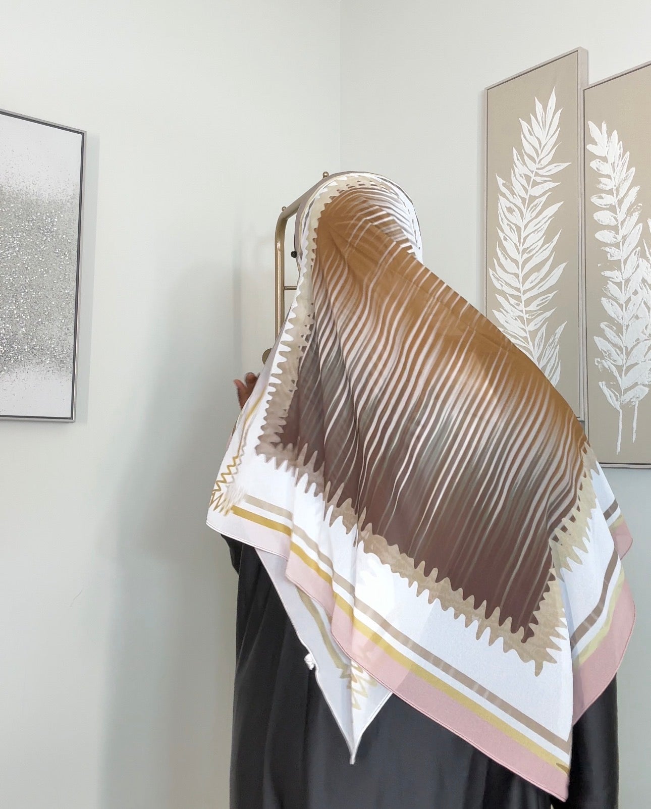 New print chiffon hijabs
