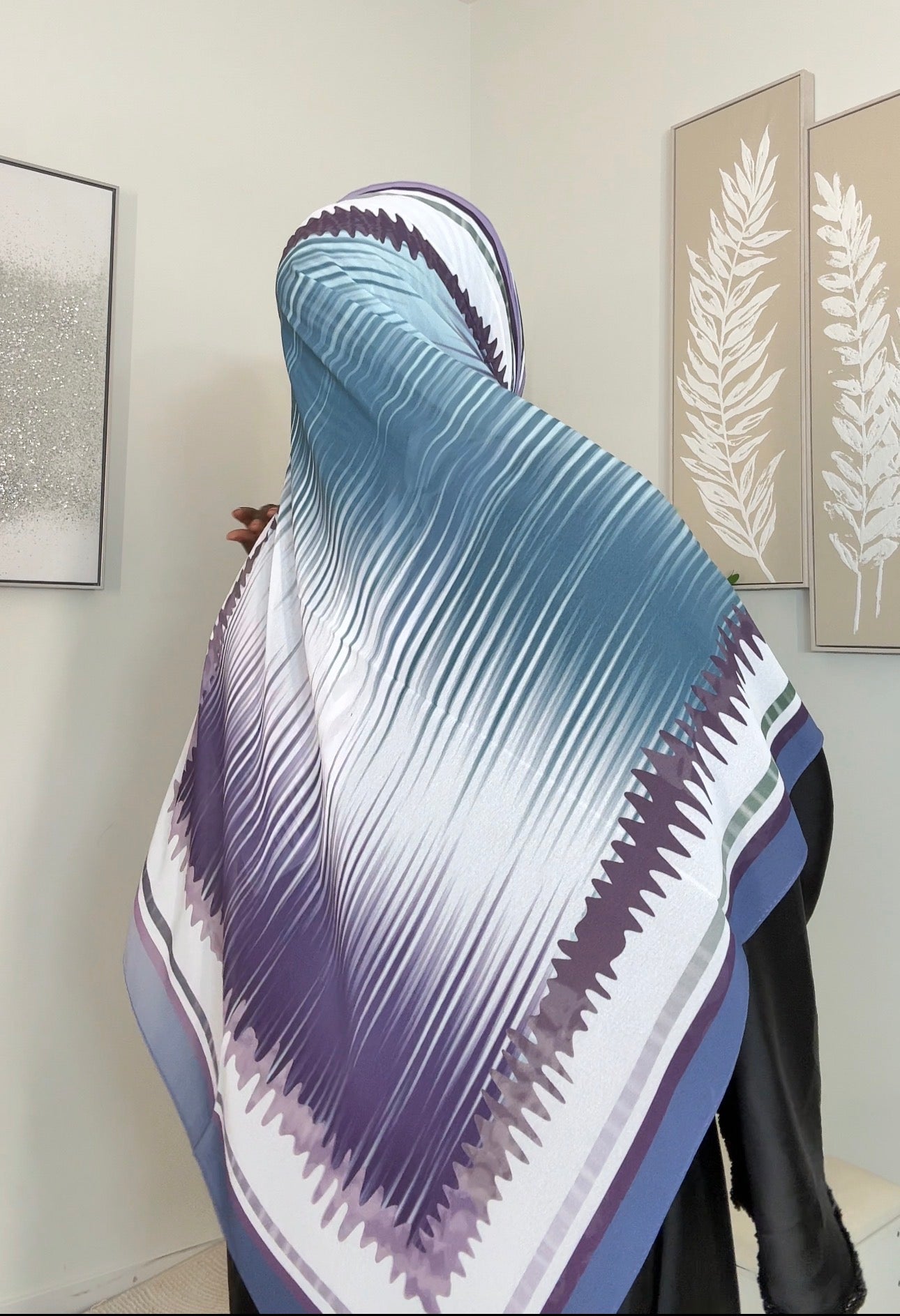 New print chiffon hijabs
