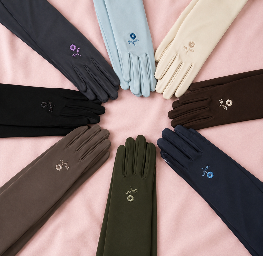 Women’s Modest Gloves  Multiple Colors