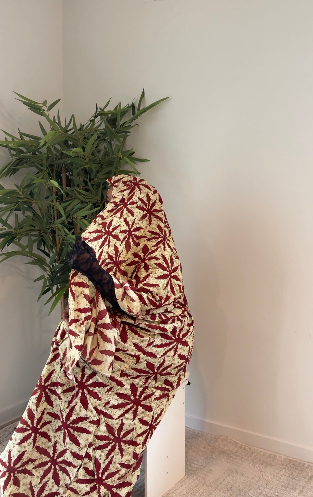 Floral Somali Bati Modest Maxi Dress