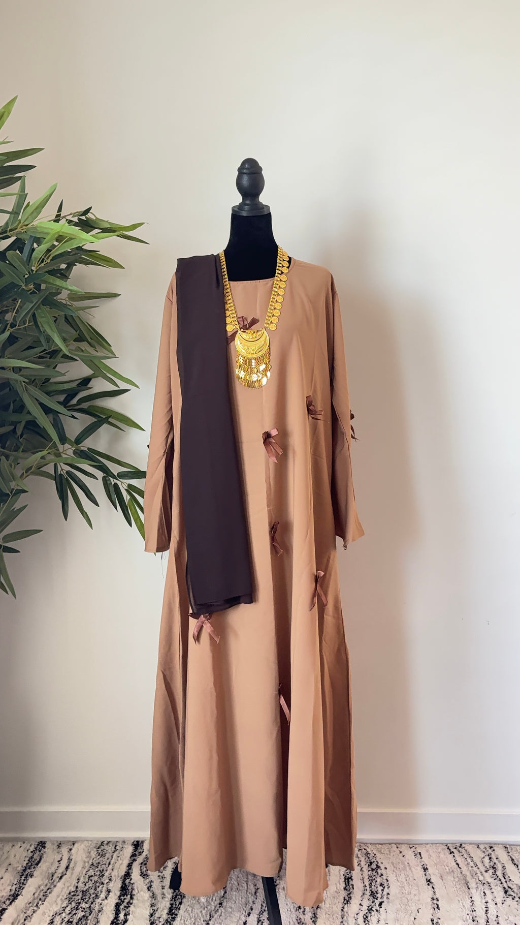 Bow Abaya Elegant & Timeless