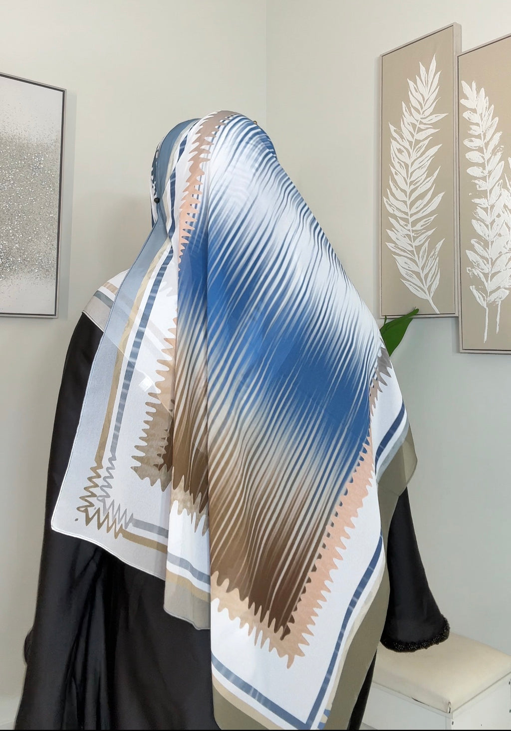 New print chiffon hijabs