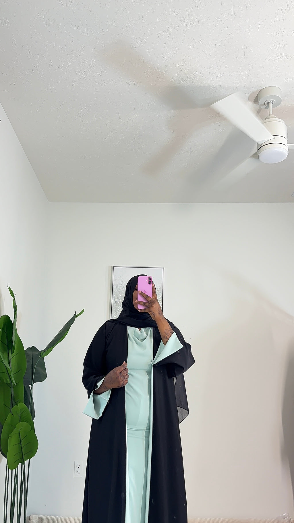 Double side abaya
