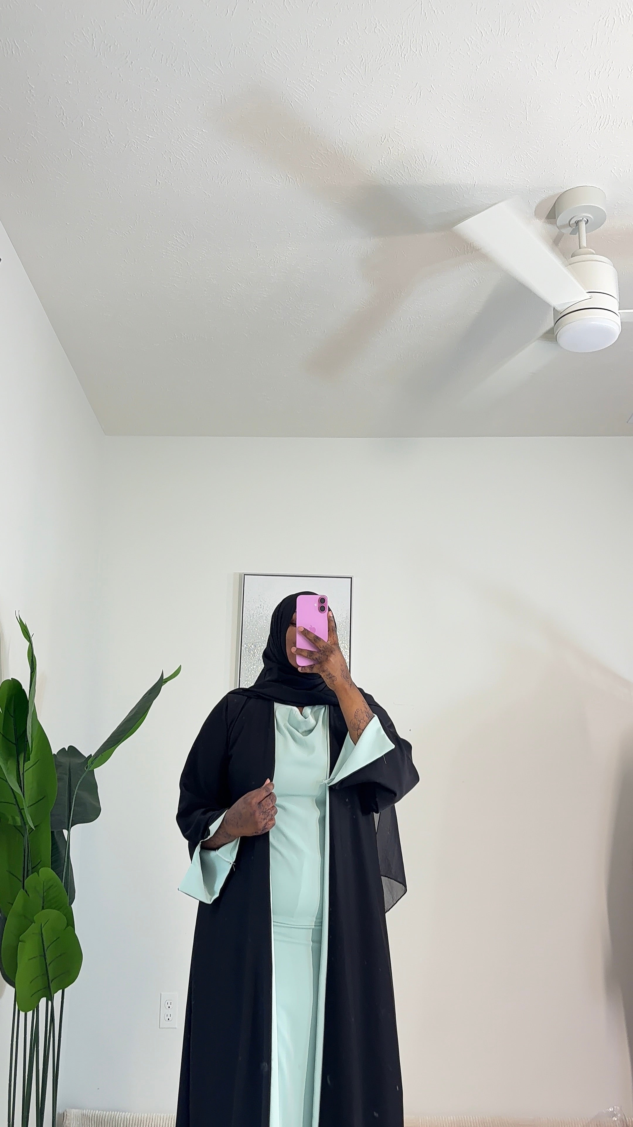 Double side abaya