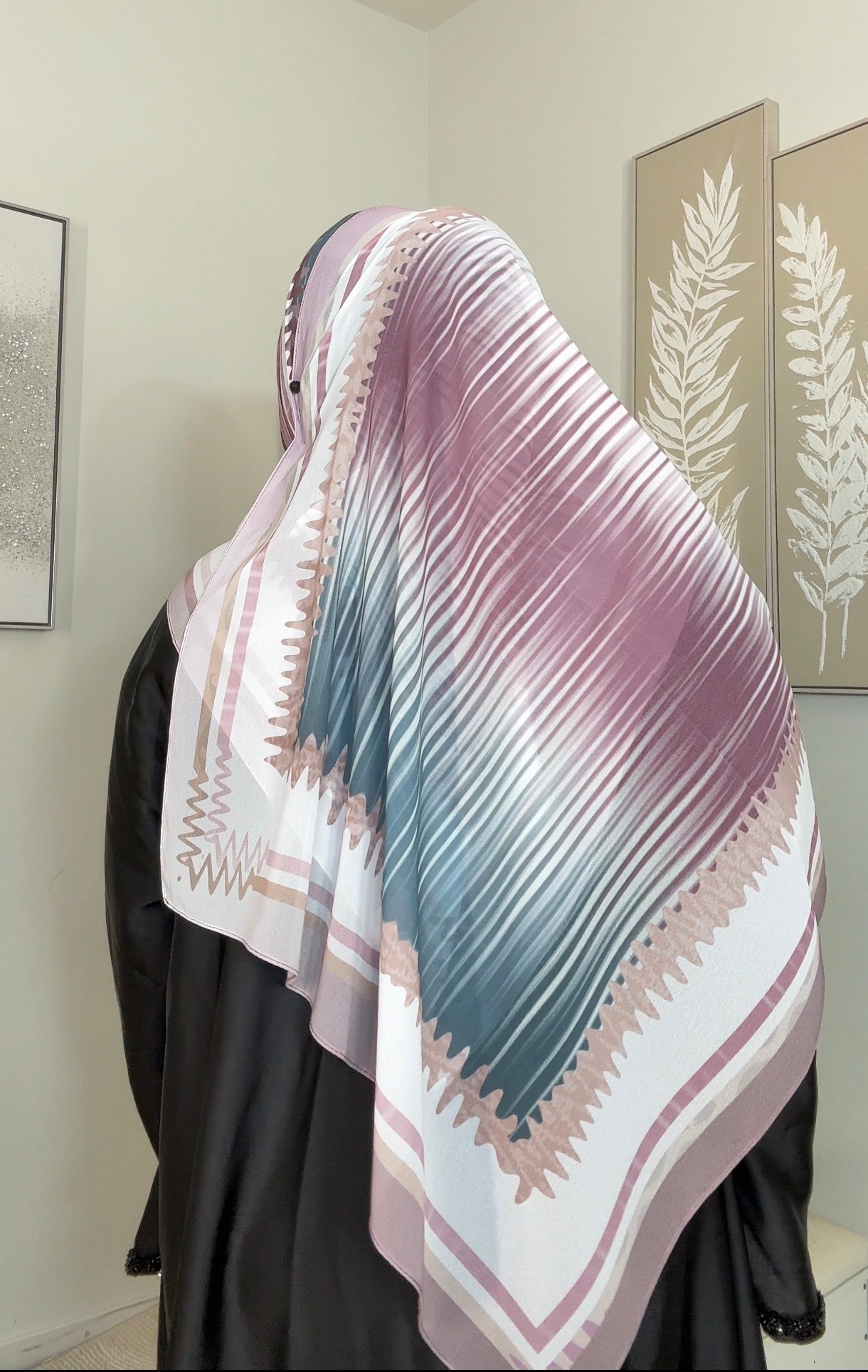 New print chiffon hijabs
