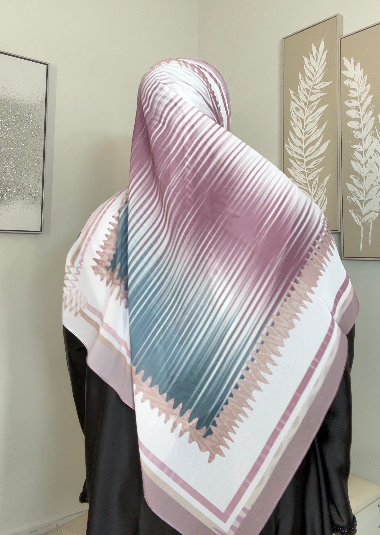 New print chiffon hijabs