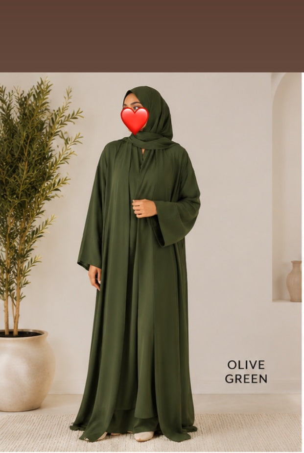 Flow Plan Abaya 3 pieces