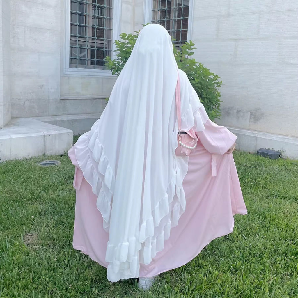 Chiffon Double Layers Khimar
